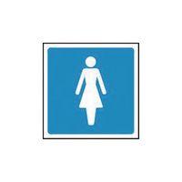 SIGN LADIES 150X150 POLYCARBONATE