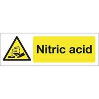 SIGN NITRIC ACID 300 X 100 POLYCARB