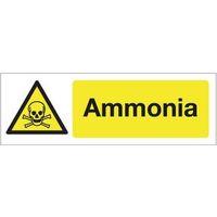 SIGN AMMONIA 300 X 100 POLYCARB