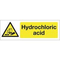 sign hydrochloric acid 300 x 100 polycarb