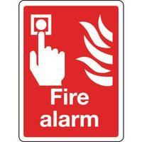 SIGN FIRE ALARM 300 X 400 POLYCARB