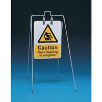 SIGN FREESTANDING CAUTION FLOOR CLEANING