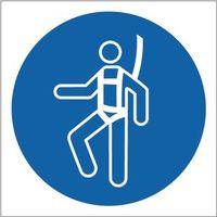 sign safety harness pic 100 x 100 vinyl