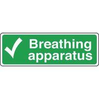 SIGN BREATHING APPARATUS 600 X 200 POLYCARB