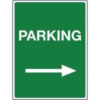 sign parking right aluminium 300 x 400