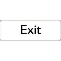 SIGN EXIT RIGID PLASTIC 200 x 75