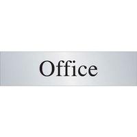 SIGN OFFICE 200 X 50 BRASS EFFECT