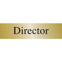 SIGN DIRECTOR 200 X 50 STAINLESS STEEL