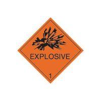 SIGN EXPLOSIVE 300 X 300 VINYL