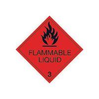 SIGN FLAMMABLE LIQUID 100 X 100 VINYL