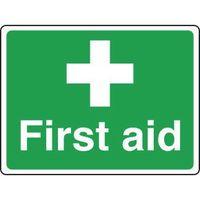 sign first aid 200 x 150 polycarb