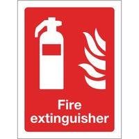 SIGN FIRE EXTINGUISHER 150 X 200 POLYCARB