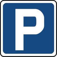 SIGN P ALUMINIUM 500 X 500