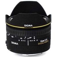 Sigma 15mm f/2.8 EX DG Diagonal Fisheye Lenses - Canon Mount