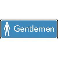 SIGN GENTLEMEN 300X100 VINYL