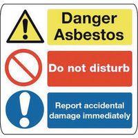 sign danger asbestos 300x300 rigid plastic