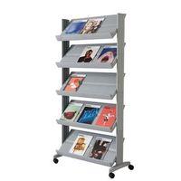 SINGLE SIDED LITERATURE DISPLAY SILVER