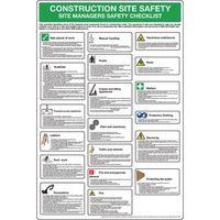 SIGN CONSTRUCTION SITE SAFETY 600 X 900 ALUMINIUM