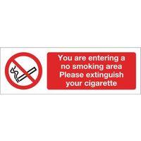 sign you are entering a no smoking area 600x200 rd plast