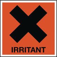 SIGN IRRITANT RIGID PLASTIC 150 x 150