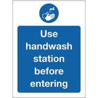 SIGN USE HANDWASH POLYCARBONATE 300 x 100