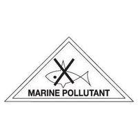 SIGN MARINE POLLUTANT 250 X 250 X 352 TRI VINYL