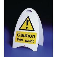 SIGN FREE STANDING CAUTION WET