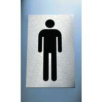 SIGN MALE PICTORIAL 100 X 150 STAINLESS STEEL