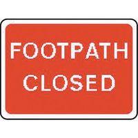 sign footpath closed 1050x750 aluminium