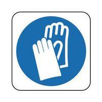 SIGN HAND PROTECTION PIC 400 X 400 ALUMINIUM