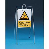 sign freestanding caution wet floor