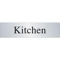 SIGN KITCHEN 200 X 50 BRASS EFFECT