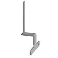 single end bracket for fabric or glazed screens for back to back deski ...