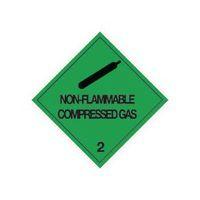 SIGN NON FLAMMABLE COMPRESSED GAS 300 X 300 VINYL