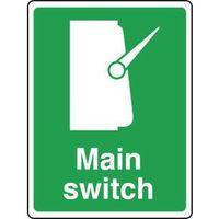 sign main switch 150 x 200 vinyl