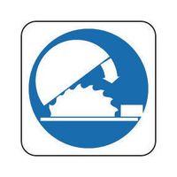 SIGN ADJUSTABLE GUARD PIC 100 X 100 RIGID PLASTIC