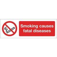 SIGN SMOKING CAUSES FATAL 600 X 200 POLYCARB