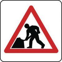 SIGN MEN AT WORK ALUMINIUM 400 X 400