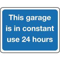 SIGN THIS GARAGE IS IN 600 X 450 ALUMINIUM