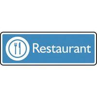 SIGN RESTAURANT 300X100 ALUMINIUM