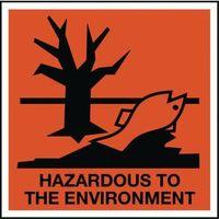 SIGN HAZARDOUS TO THE SELF-ADHESIVE VINYL 150 x 150