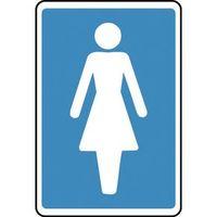 SIGN LADIES 150X100 RIGID PLASTIC