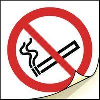 SIGN NO SMOKING 25X25 SELF ADHESIVE LABELS / VINYL