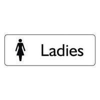 SIGN LADIES 200X75 POLYCARBONATE