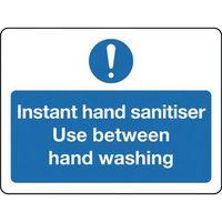 SIGN INSTANT HAND SANITISER POLYCARBONATE 300 x 100