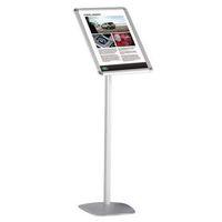 SILVER A4 FIXED HEIGHT LOBBY STAND