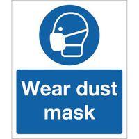 SIGN WEAR DUST MASKS 250 X 300 ALUMINIUM