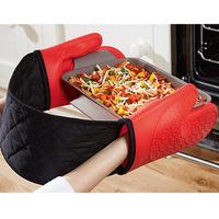 silicone double oven mitts silicone