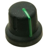 sifam 305tpnp120 006 12mm soft touch 18 spline knob with green p