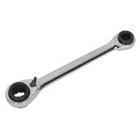 Siegen S0983 Ratchet Ring Spanner 4-in-1 Reversible Metric